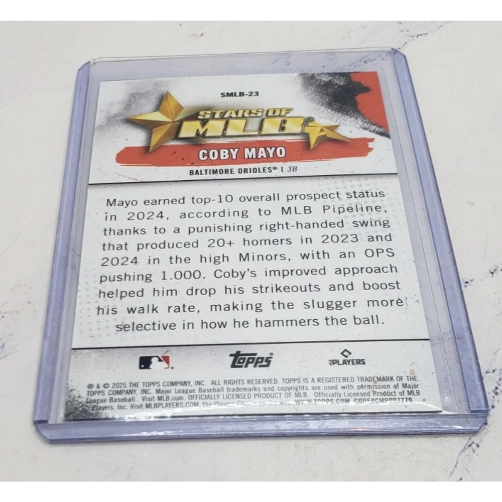 2025 Topps Series Two #SMLB-35 Coby Mayo Stars Of The MLB
